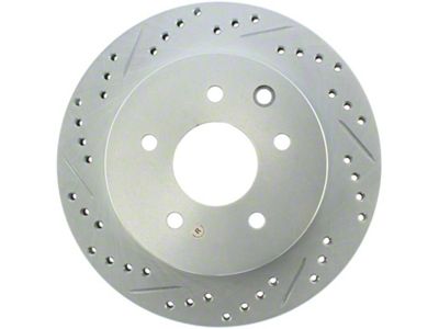 StopTech Select Sport Nissan Slotted and Drilled Right Rear Rotor - 227.42077R