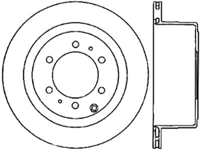 StopTech Slotted Cryo Sport Brake Rotor 93-97 Toyota Land Cruiser - 126.44094CSL