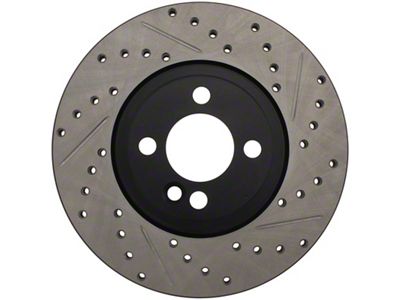 StopTech Slotted & Drilled Sport Brake Rotor 07-13 Mini Cooper - 127.34101L