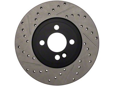 StopTech Slotted & Drilled Sport Brake Rotor 07-13 Mini Cooper - 127.34101R