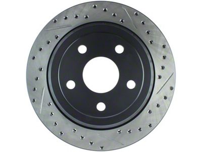 StopTech Slotted & Drilled Sport Brake Rotor 11-15 Jeep Grand - 127.58007L