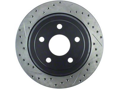StopTech Slotted & Drilled Sport Brake Rotor 11-17 Jeep Grand - 127.58007R