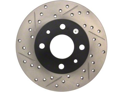 StopTech Slotted & Drilled Sport Brake Rotor - 127.04001R