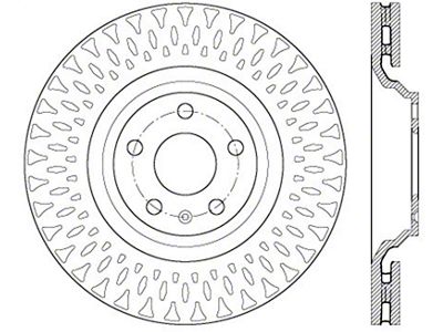 StopTech Slotted & Drilled Sport Brake Rotor - 127.33140L