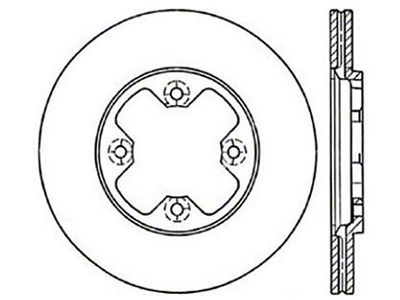 StopTech Slotted & Drilled Sport Brake Rotor - 127.42005R
