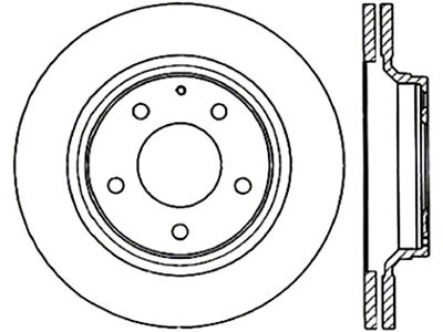 StopTech Slotted & Drilled Sport Brake Rotor - 127.45052L