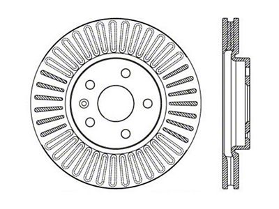 StopTech Slotted & Drilled Sport Brake Rotor - 127.62120L
