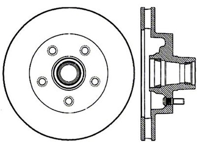 StopTech Slotted & Drilled Sport Brake Rotor - 127.66000L