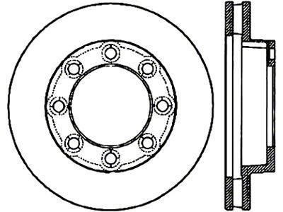 StopTech Slotted & Drilled Sport Brake Rotor - 127.66003L