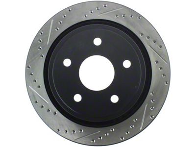 StopTech Slotted & Drilled Sport Brake Rotor - 127.67054R