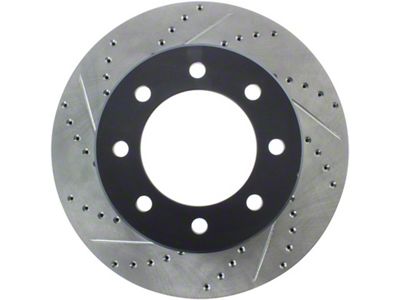 StopTech Slotted & Drilled Sport Brake Rotor - 127.67072R