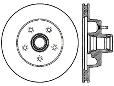 StopTech Slotted & Drilled Sport Brake Rotor - 127.80003R