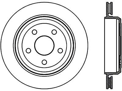 StopTech Slotted Sport Brake Rotor 11-17 Jeep Grand Cherokee Excludes - 126.58007SR
