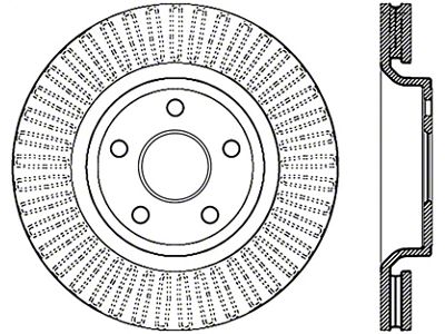 StopTech Slotted Sport Brake Rotor 11-17 Jeep Grand Cherokee Excludes - 126.58008SR