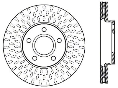 StopTech Slotted Sport Brake Rotor - 126.61100SL