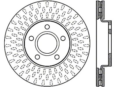 StopTech Slotted Sport Brake Rotor - 126.61100SR
