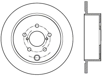 StopTech Slotted Sport Brake Rotor - 126.47033SL