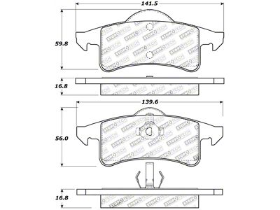 StopTech Sport Brake Pads w/Shims and Hardware - 309.07910