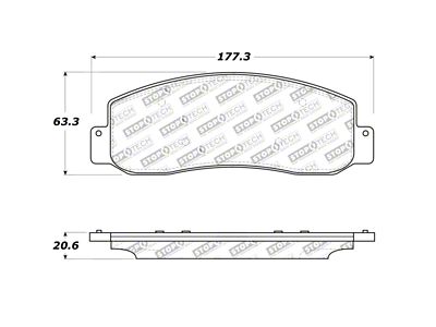 StopTech Sport Brake Pads w/Shims and Hardware - 309.10690