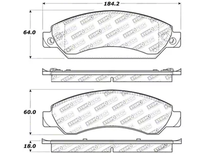 StopTech Sport Brake Pads w/Shims and Hardware - Rear - 309.10920