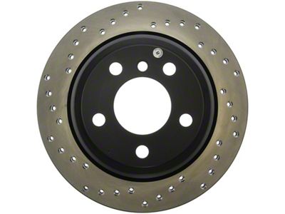 StopTech Sport Cross Drilled Brake Rotor - Front Left - 128.34150R