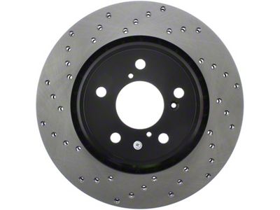 StopTech Sport Cross Drilled Brake Rotor - Front Left - 128.40092R
