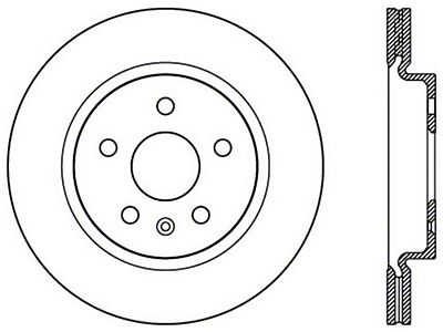 StopTech Sport Cross Drilled Brake Rotor - Front Left - 128.62127L