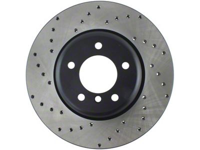 StopTech Sport Cross Drilled Brake Rotor - Rear Left - 128.34104R