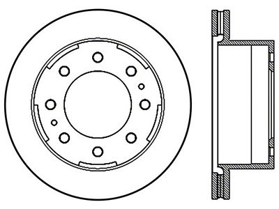 StopTech Sport Drilled & Slotted Rotor - Front Right - 127.66077L