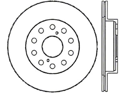 StopTech Sport Slotted 91-95 Toyota MR2 Cryo Rear Left Rotor - 126.44072CSL