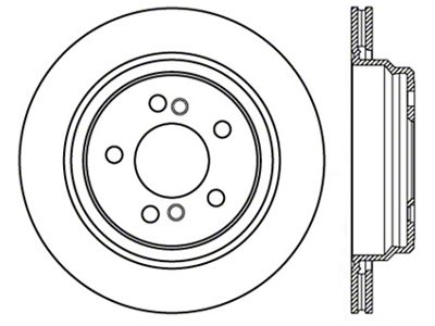 StopTech Sport Slotted CRYO 01-06 BMW M3 Rear Right Rotor - 126.34054CSR
