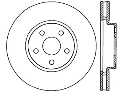 StopTech Sport Slotted CRYO 92-95 Toyota MR2 Front Right Slotted - 126.44095CSR