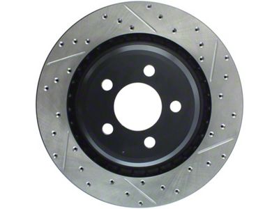 StopTech SportStop 06-09 Chrysler SRT-8 Rear Left Drilled & Slotted - 127.63064L