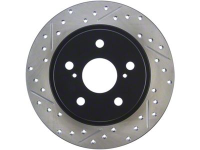 StopTech SportStop 10-13 Scion tC Slotted & Drilled Right Rear - 127.44179R
