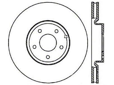 StopTech SportStop 6/02-08 Nissan 350Z / 8/02-04 Infiniti G35 Slotted - 127.42079L