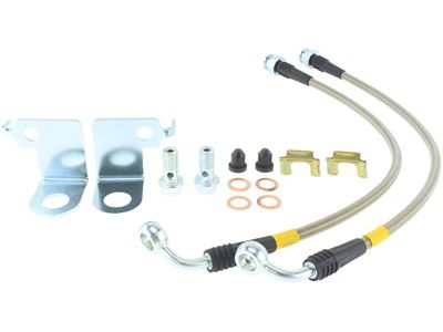 StopTech Stainless Steel Front Brake Lines 2015 Ford Mustang GT - 950.61021