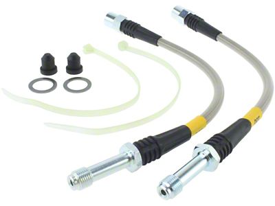 StopTech Stainless Steel Rear Brake Lines 94-98 Porsche 911 Series - 950.37500