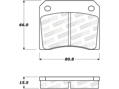 StopTech Street Brake Pads - 308.00090