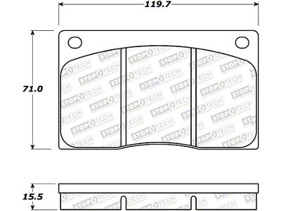 StopTech Street Brake Pads - 308.01350