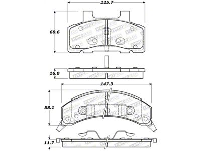 StopTech Street Brake Pads - 308.02150