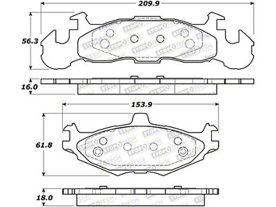 StopTech Street Brake Pads - 308.02190