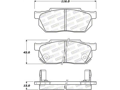 StopTech Street Brake Pads - 308.02560