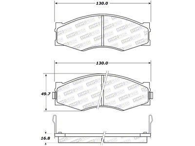 StopTech Street Brake Pads - 308.02660