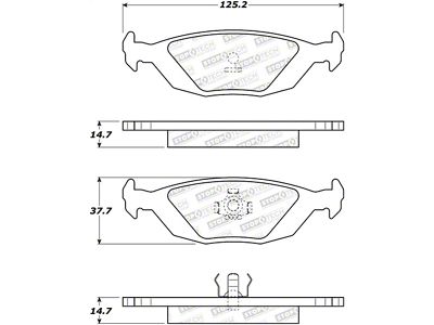StopTech Street Brake Pads - 308.03220
