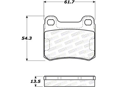 StopTech Street Brake Pads - 308.03350