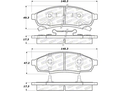 StopTech Street Brake Pads - 308.03760