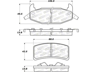 StopTech Street Brake Pads - 308.03770