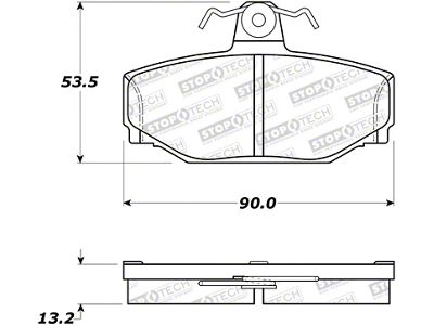 StopTech Street Brake Pads - 308.03910