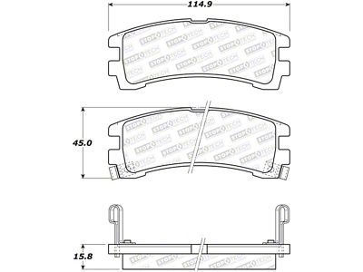 StopTech Street Brake Pads - 308.04010