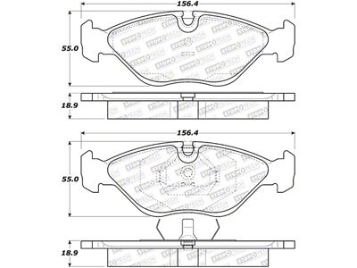 StopTech Street Brake Pads - 308.04030
